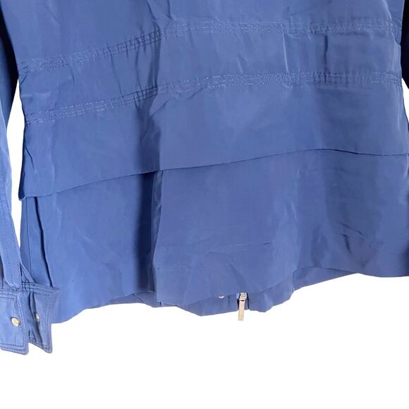 Carolina Herrera Blue Jacket Size XS - Picture 11 of 13